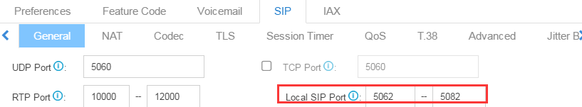 random SIP port- S-Series VoIP PBX