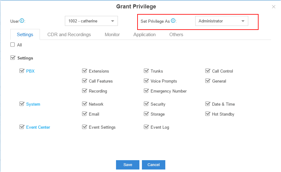 Grant Privilege and Role to Different Users