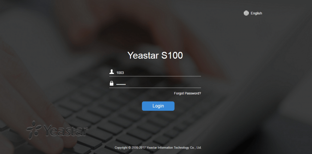 User Portal - Yeastar S-Series VoIP PBX