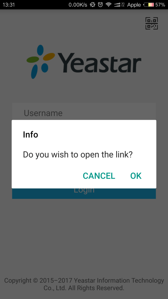 Android-Link Login
