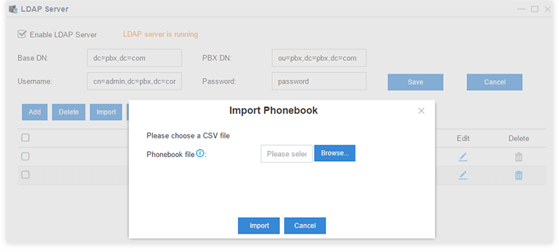 LDAP-ImportPhonebook