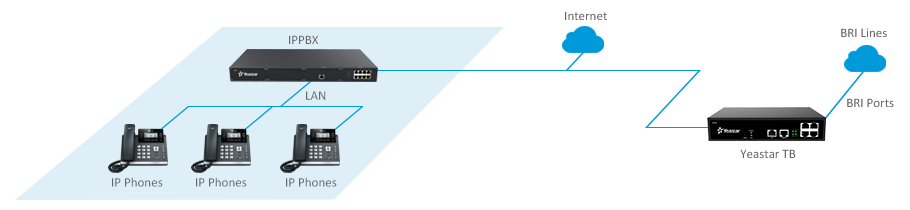 BRI Lines for IP-PBX