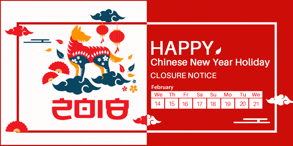 Chinese New Year Holiday Closure Notice