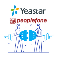 Yeastar S-Series VoIP PBX And Cloud PBX Certified With Peoplefone SIP-TRUNK Services