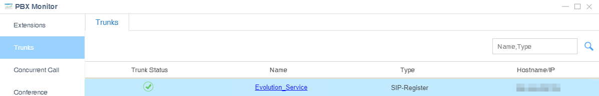Evolution_Service_Trunk_Status