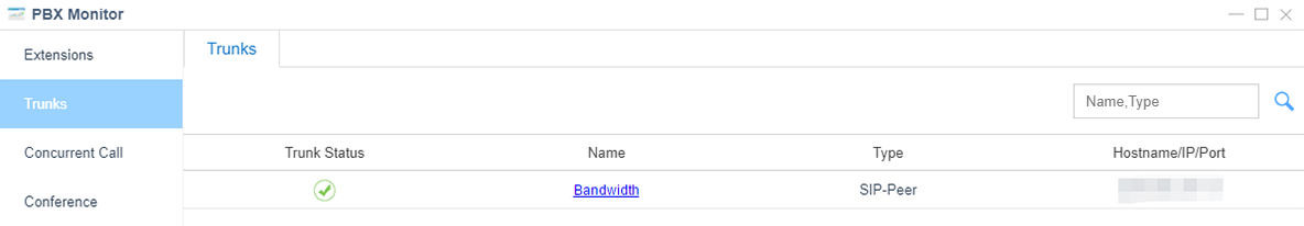 bandwidth-trunk-status