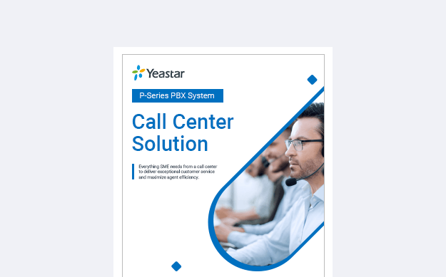Call-Center-Lösung der Yeastar Telefonanlage der P-Serie