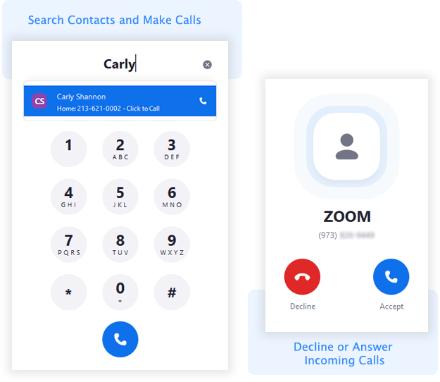 Zoom Phone interface