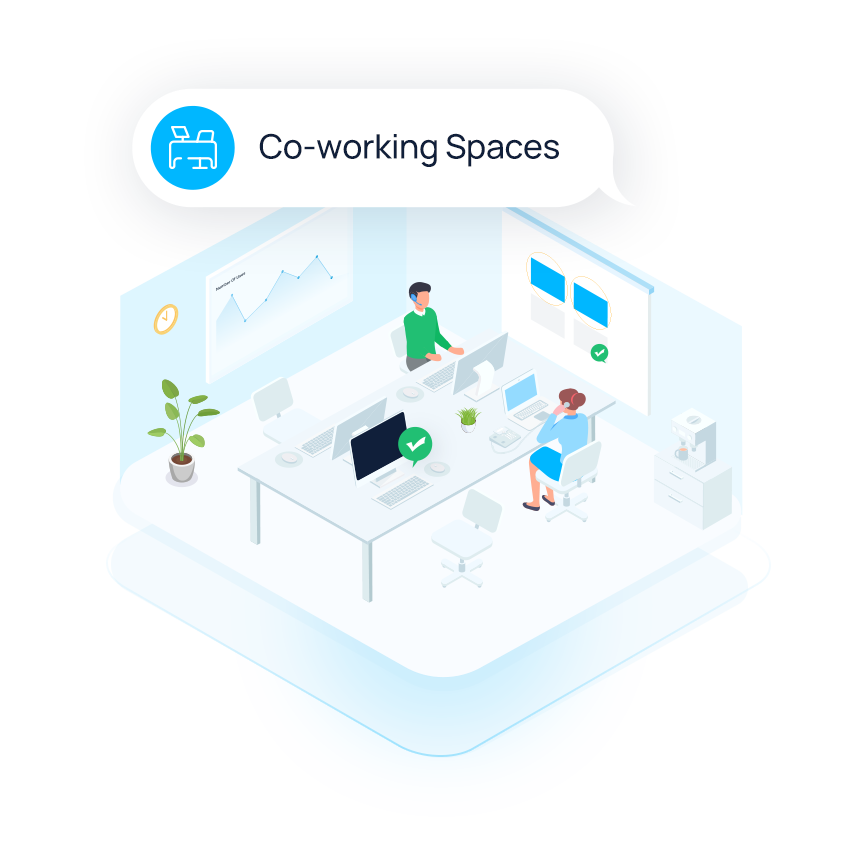 co-working spaces
