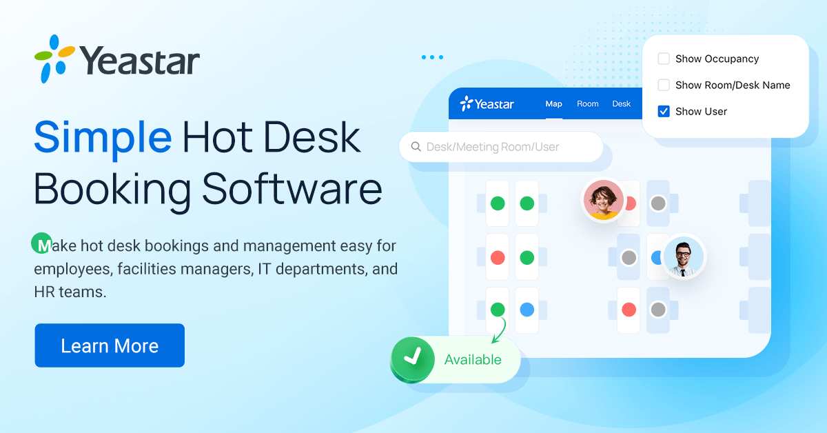 Simple Hot Desk Booking Software Yeatsar Workplace