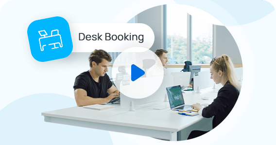 How desk booking solution works