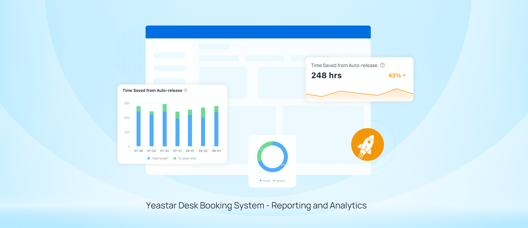easy desk booking system reporting and analytics