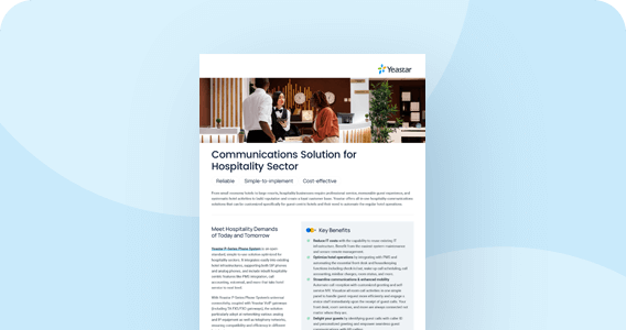 Hotel Communications Solution