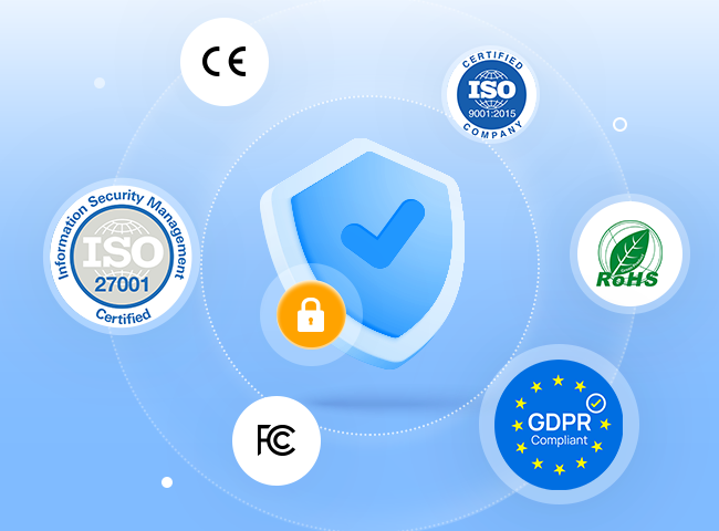 Compliance_and_Privacy_Certificates_GDPR_ISO27001_RoHS_FC_CE_ISO9001