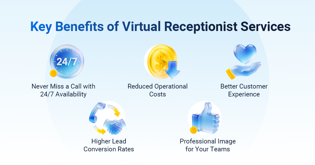 Key Benefits of Virtual Receptionist Services