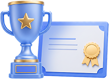 Trophy & Award certificate