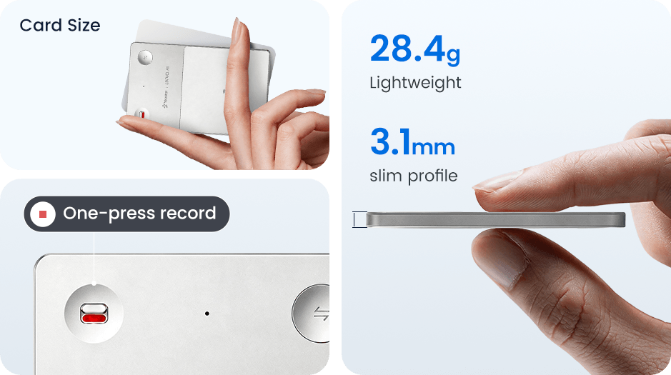 Portable AI Recorder turns conversations into insights